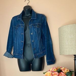 Old navy blue jean jacket